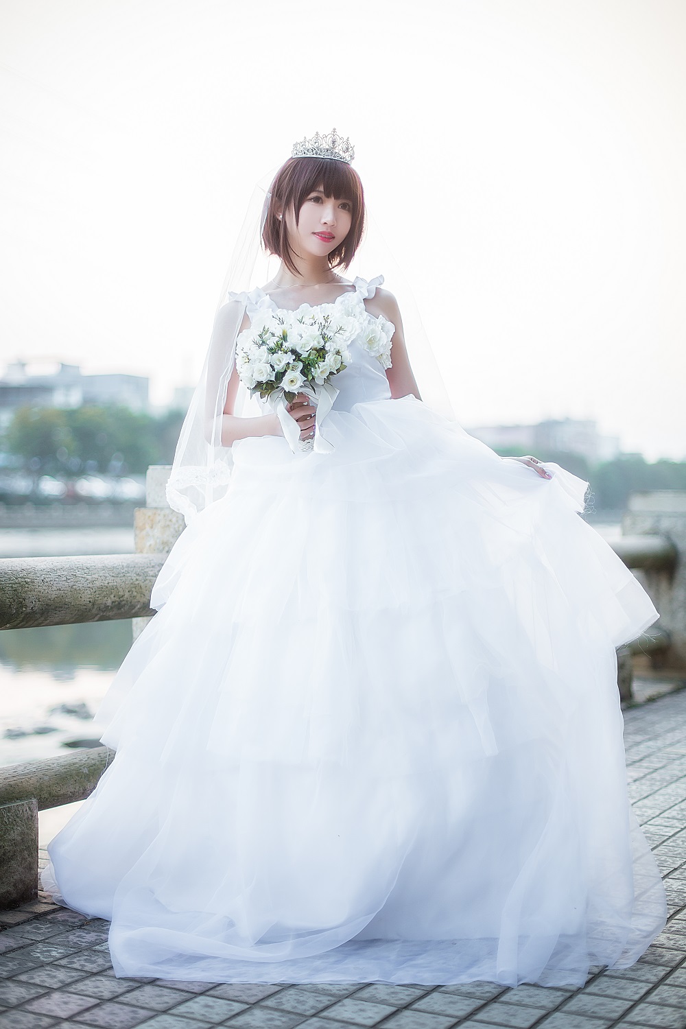 鳗鱼霏儿-圣人惠-婚纱[10P]