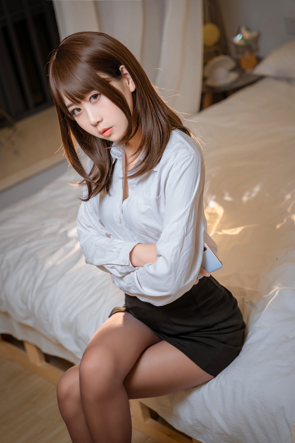 萌芽儿-开裆丝袜OL[26P]