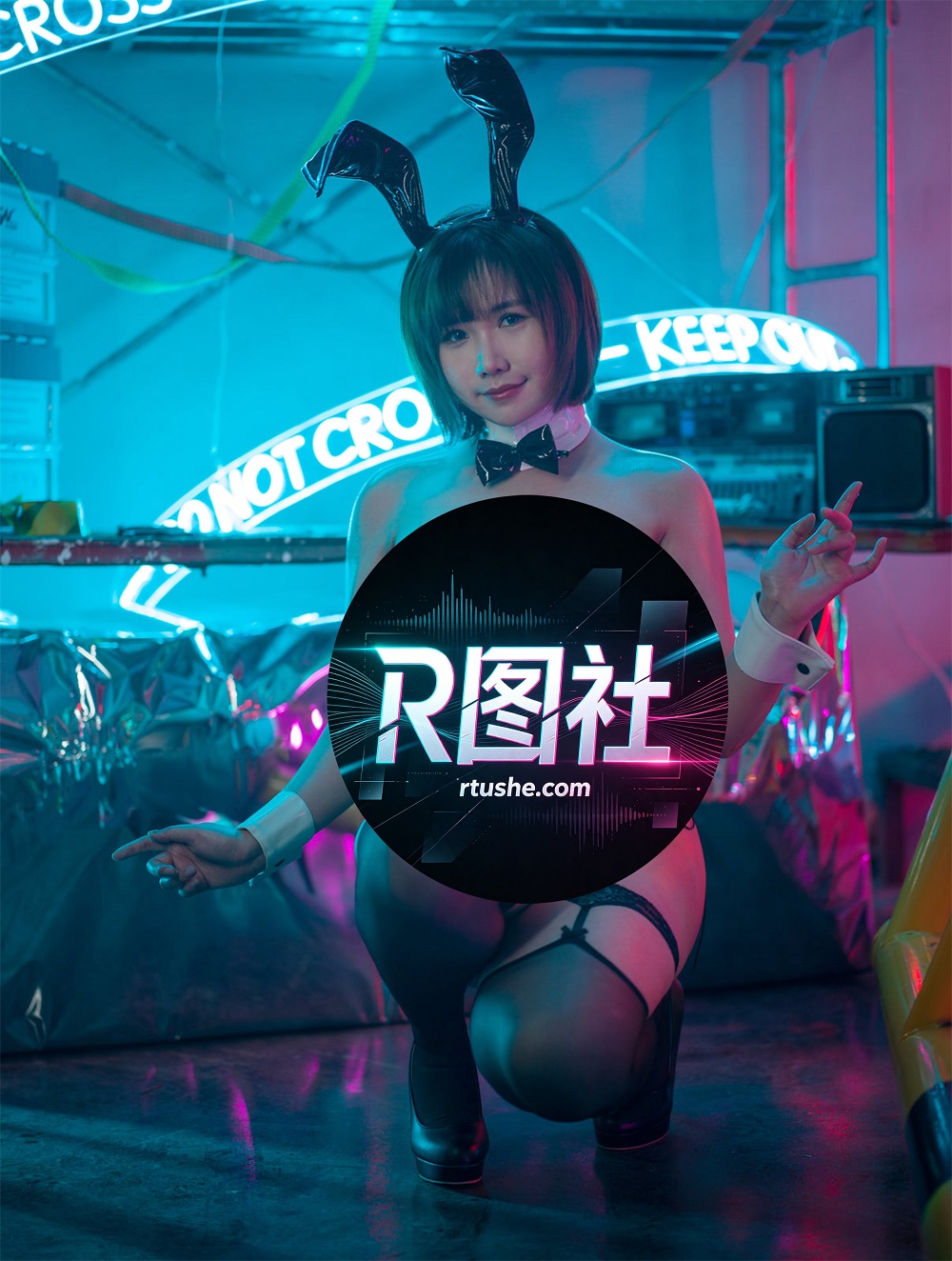 麻花麻花酱-透明兔女郎[40P+1V]