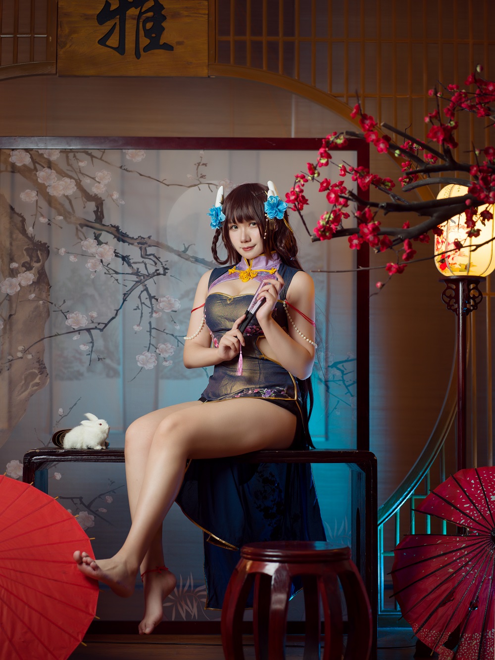 麻花麻花酱-碧蓝航线-比睿旗袍[31P]