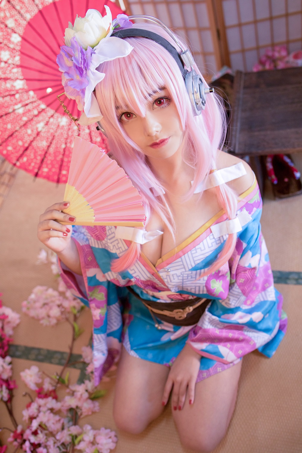 蜜汁猫裘-索尼子和服[19P]