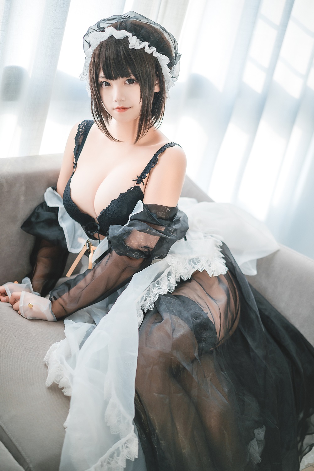 蜜汁猫裘-透明女仆[30P]