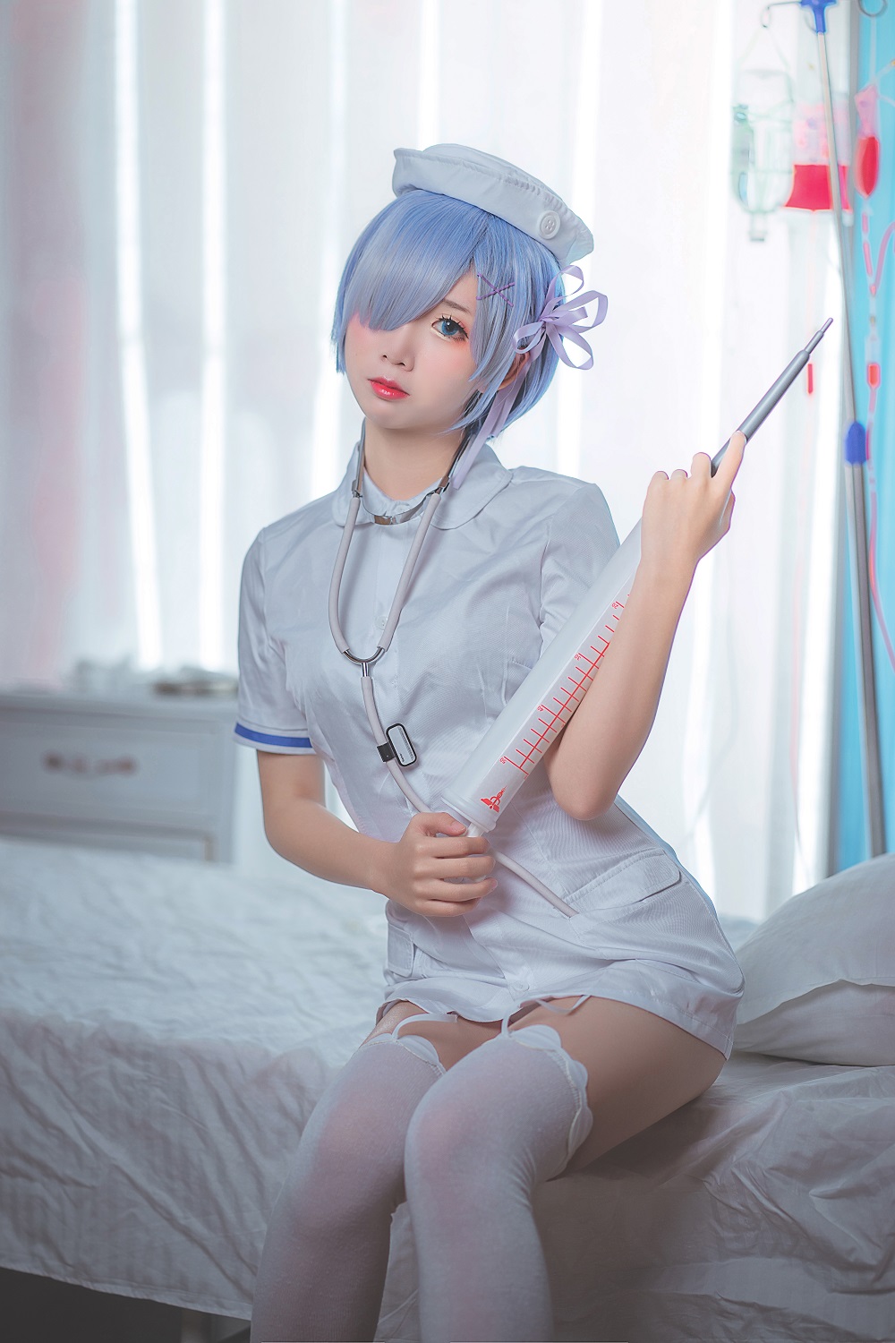 面饼仙儿-蕾姆护士[18P]