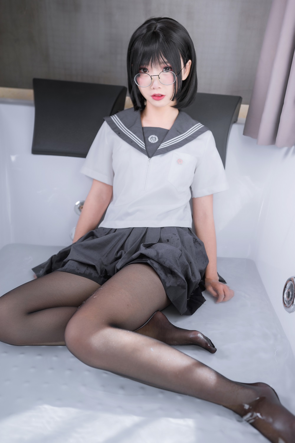 面饼仙儿-脑内少女-黑丝JK[25P]