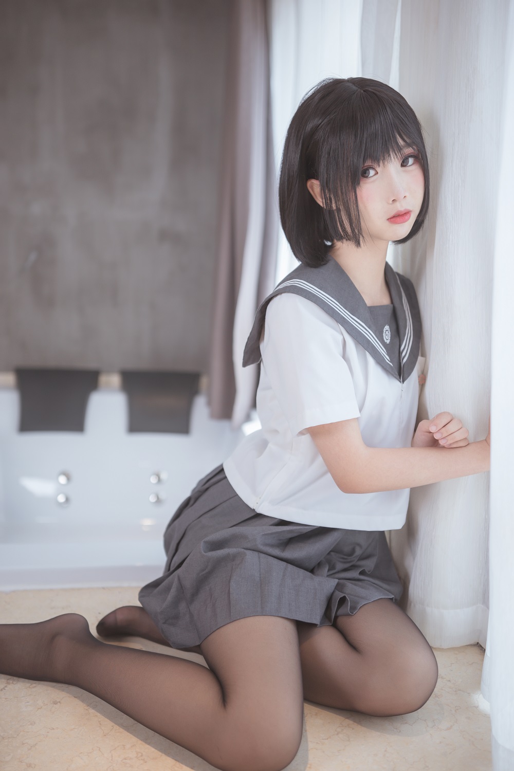 面饼仙儿-脑内少女-黑丝JK[25P]