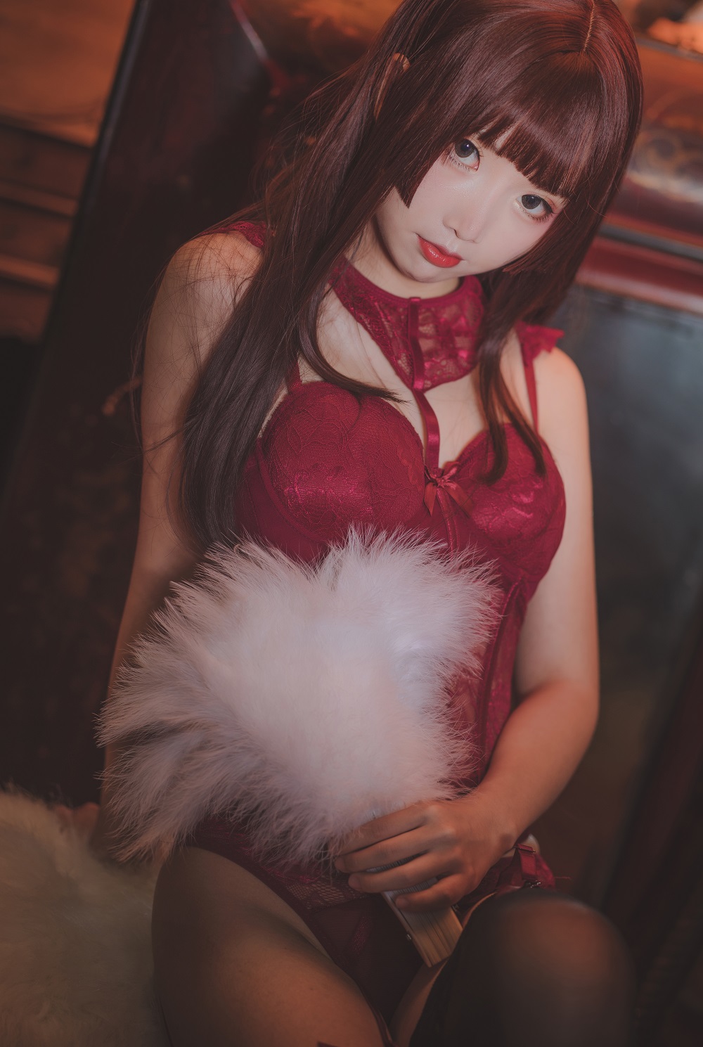面饼仙儿-脑内少女-红色束衣[22P]