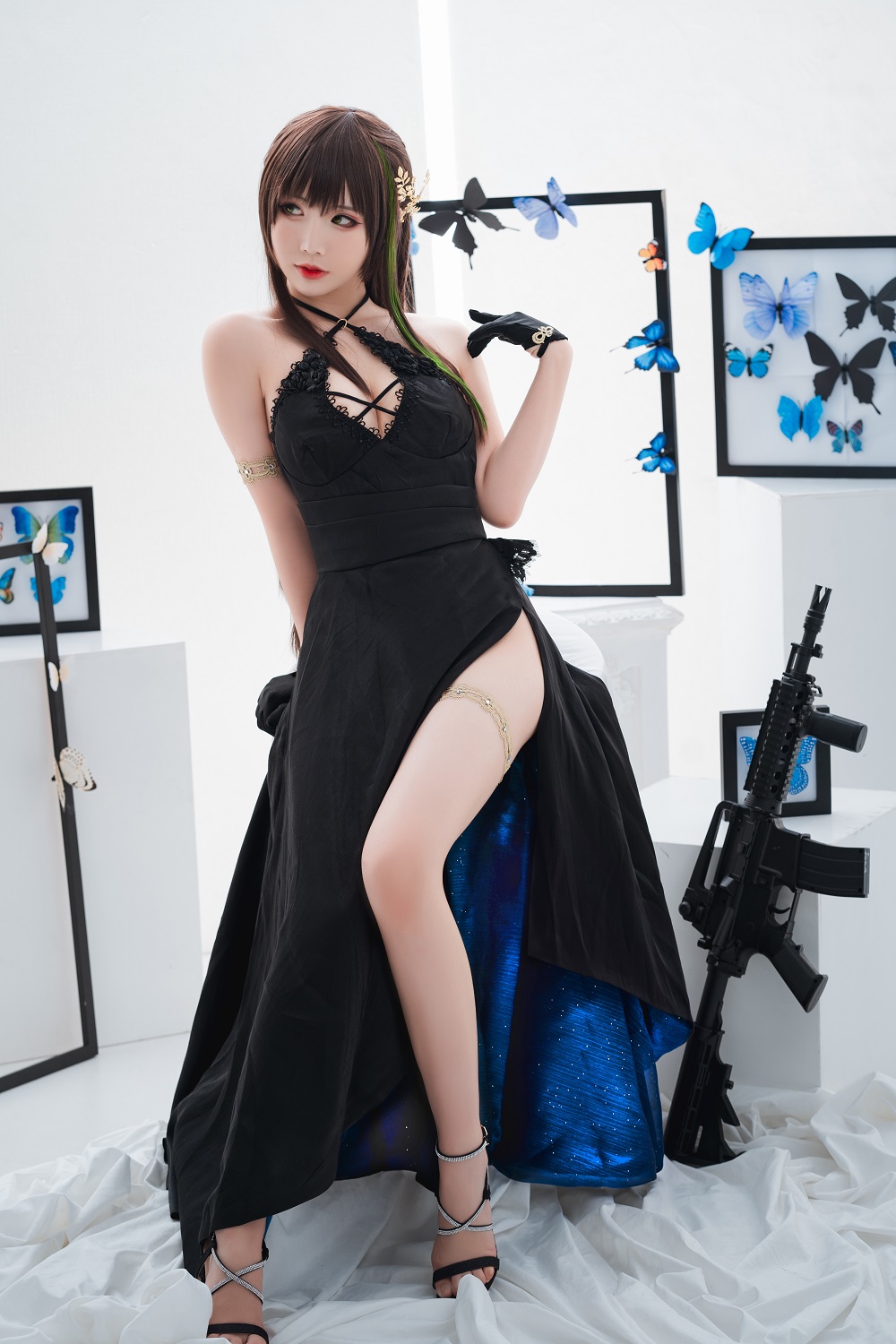 面饼仙儿-少女前线-M4A1礼服[21P]