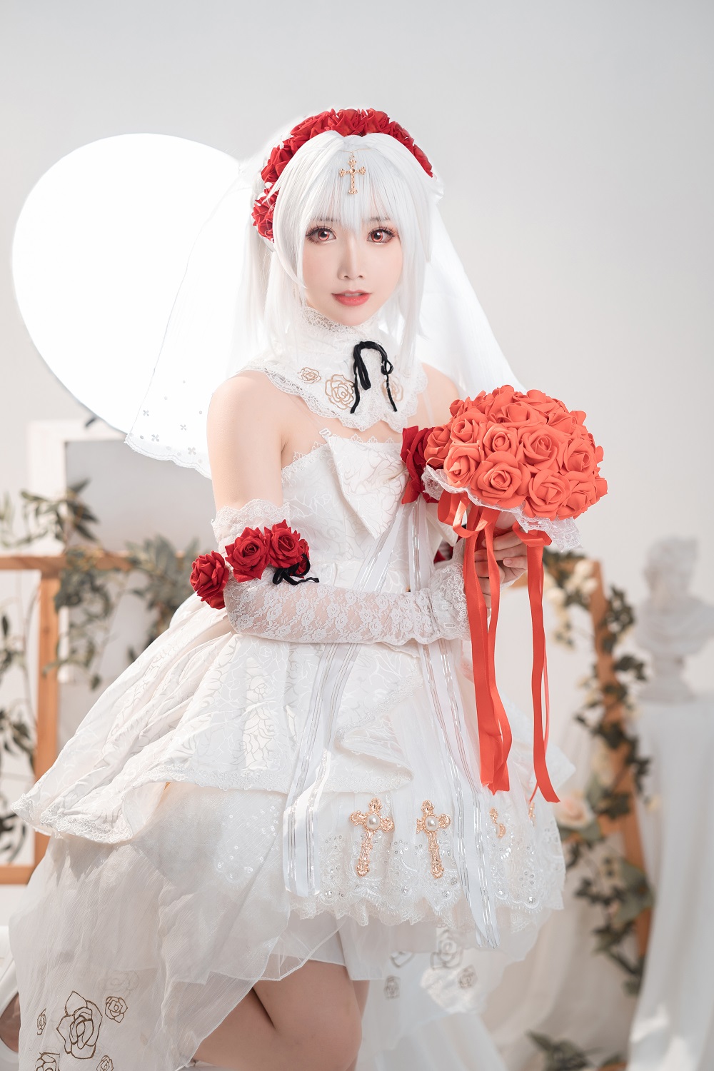 面饼仙儿-德丽莎婚纱[13P]