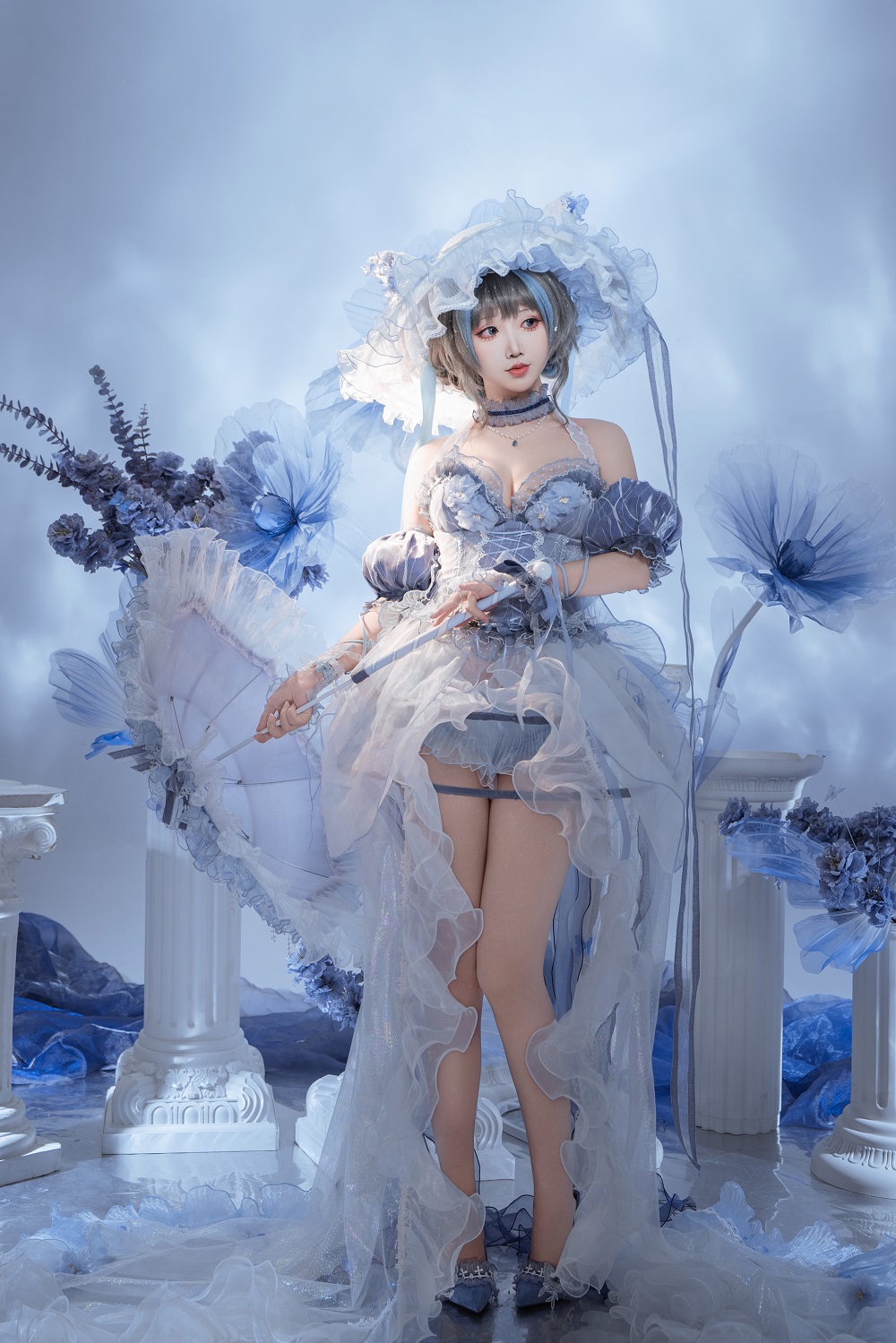 面饼仙儿-碧蓝航线-柴郡废稿礼服[21P]