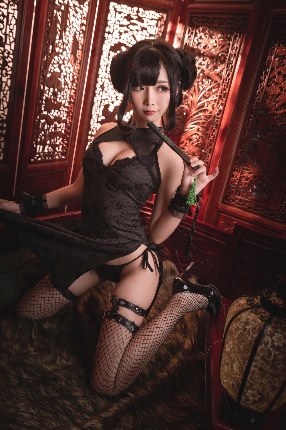 面饼仙儿-魔女旗袍[33P]