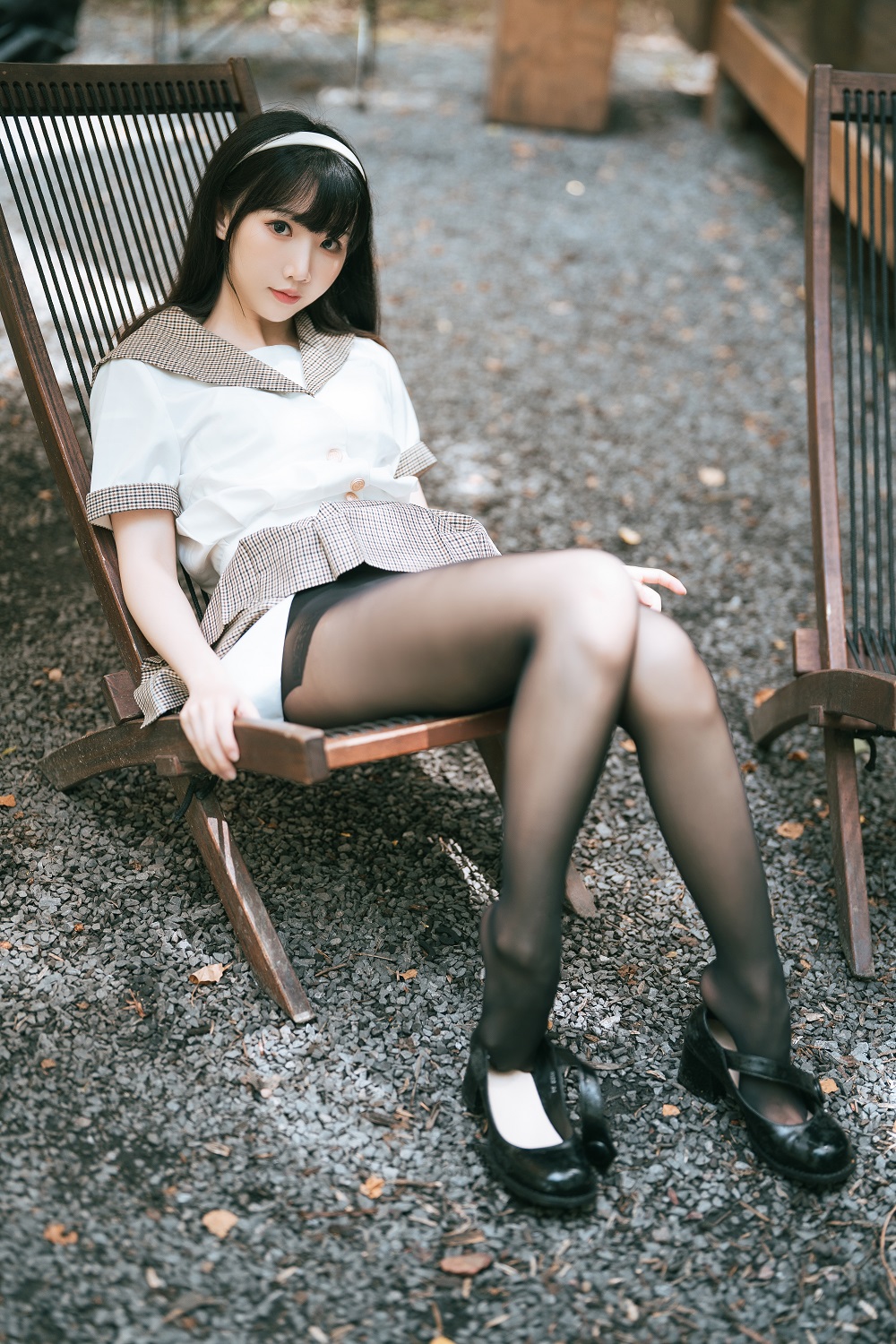 面饼仙儿-黑丝露营JK[40P]