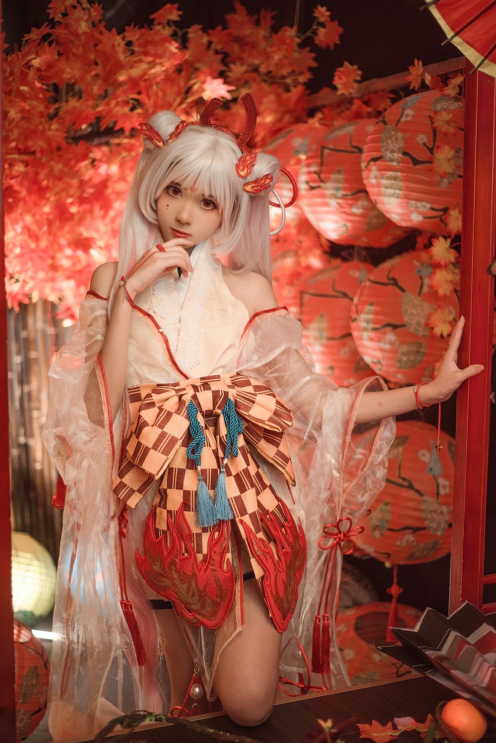 南桃Momoko-不知火和服[13P]