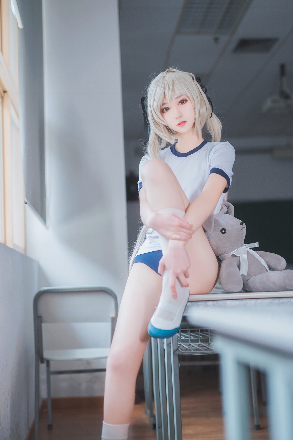南桃Momoko-春日野穹体操服[28P]