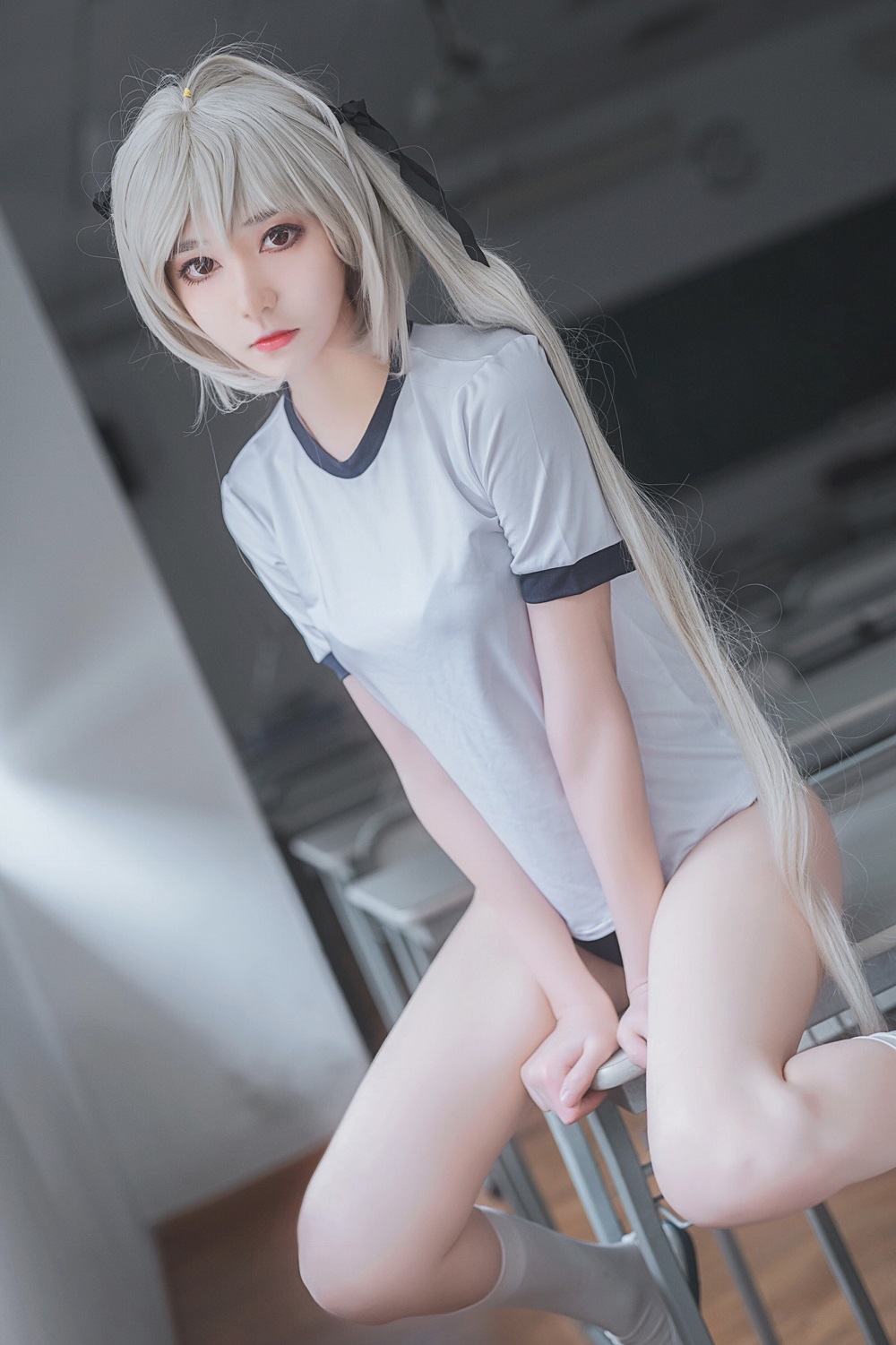 南桃Momoko-春日野穹体操服[28P]