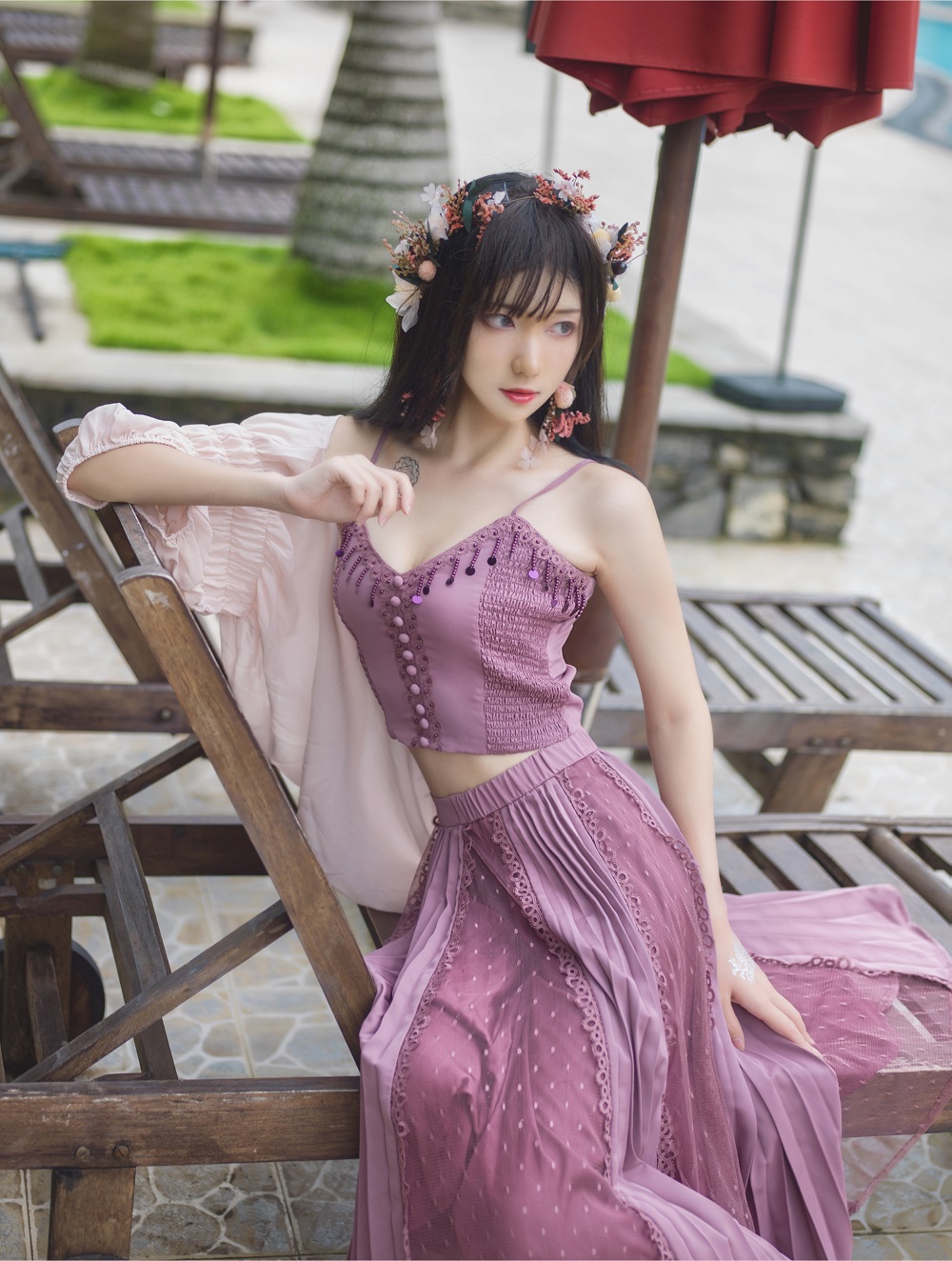 南桃Momoko-日常-紫[10P]