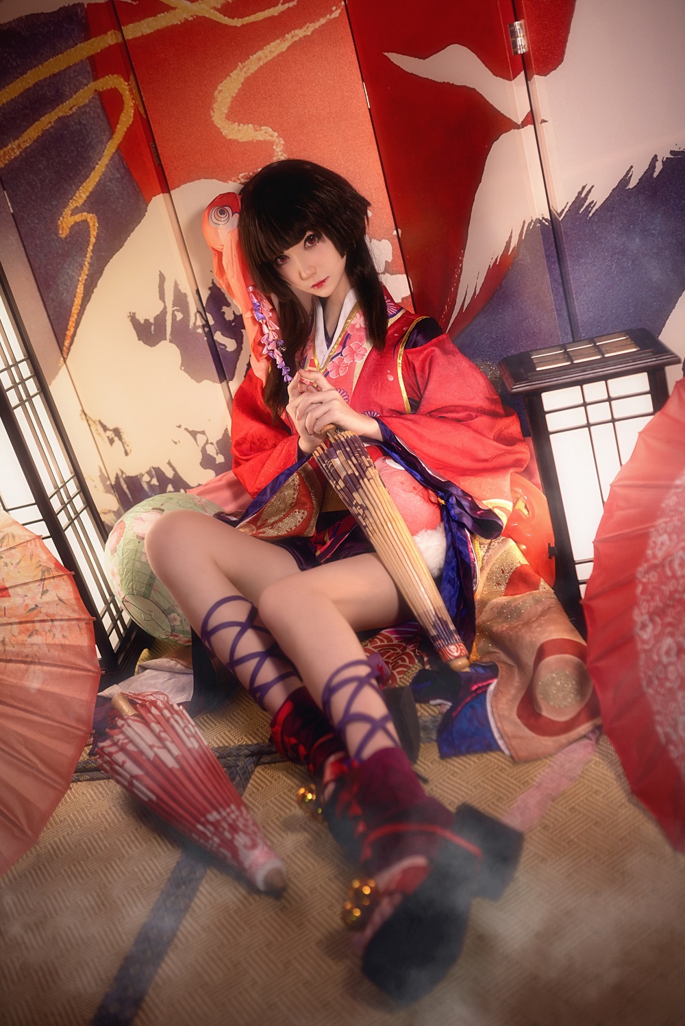 南桃Momoko-神乐和服[13P]