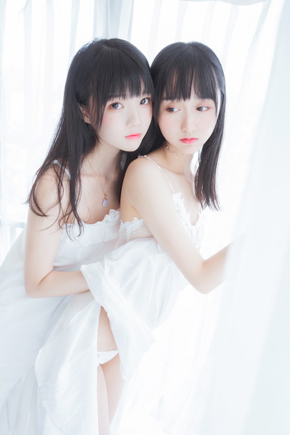 木棉棉&amp;桜桃喵-她SHE-朝-白色长裙[58P]