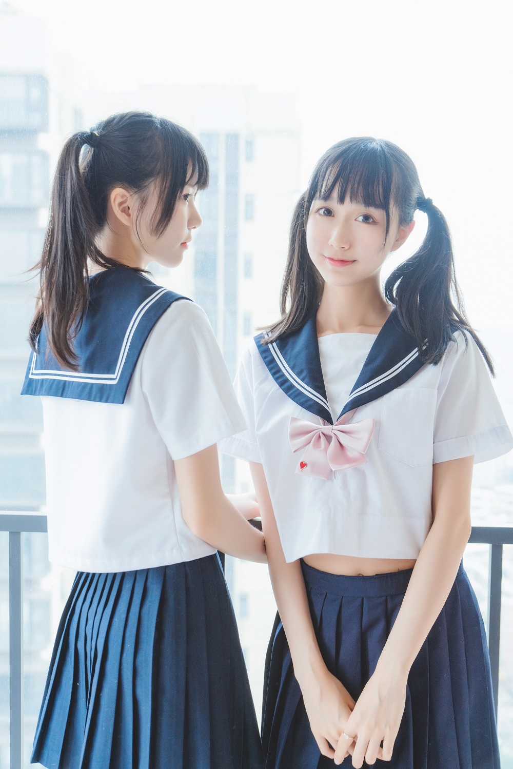 木棉棉&amp;桜桃喵-她SHE-她-制服双子[37P]