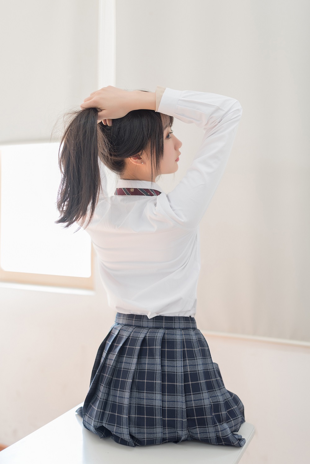 木棉棉-西式黑丝JK[47P]