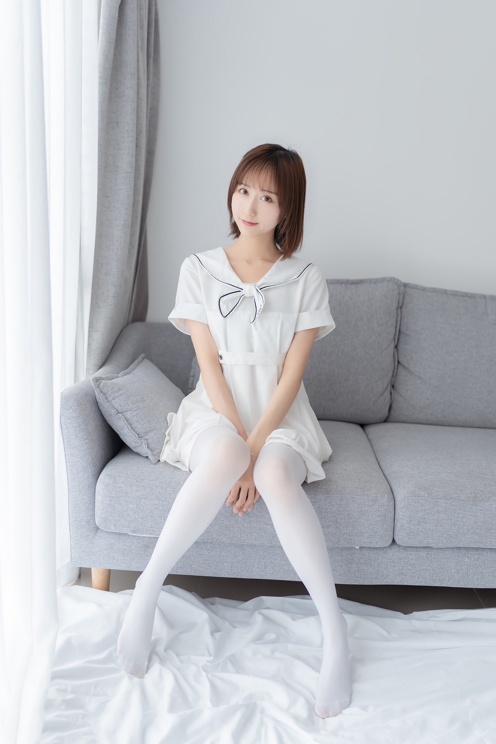 木棉棉-纯情白裙[40P]