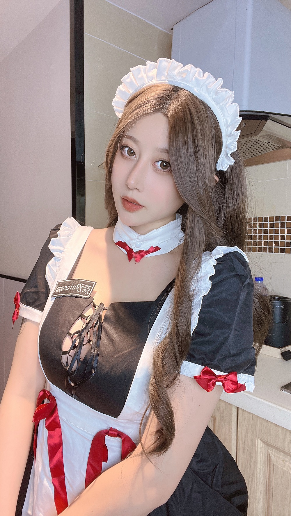 奈汐酱nice-35号自拍本-奶鲜女仆[58P+6V]
