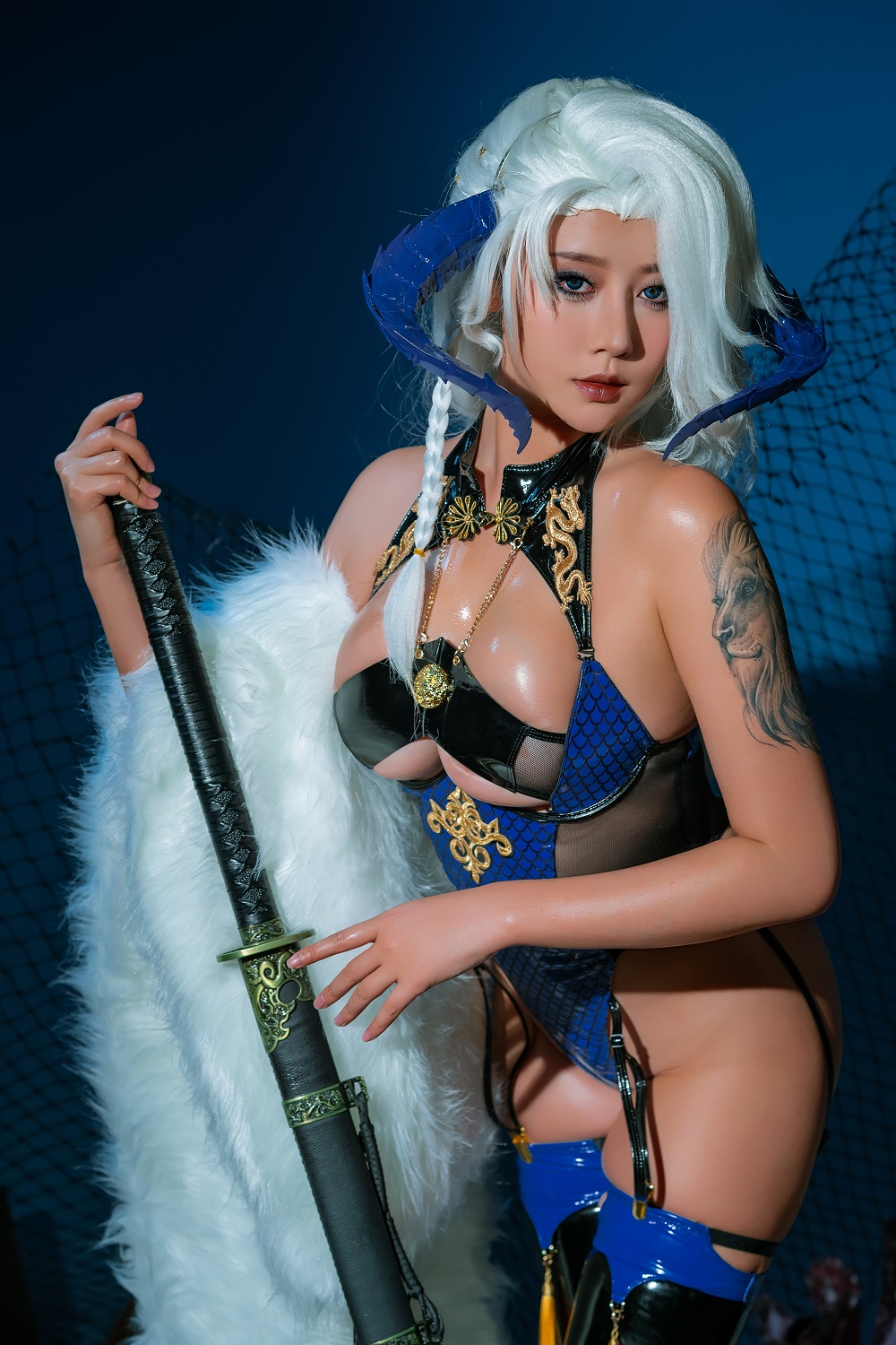奈汐酱nice-龙娘图鉴-泽巴尔·帝王[12P]