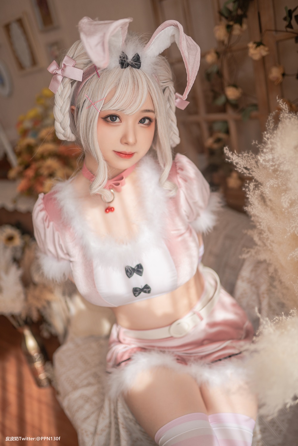 超皮皮皮奶-粉色兔兔[71P]