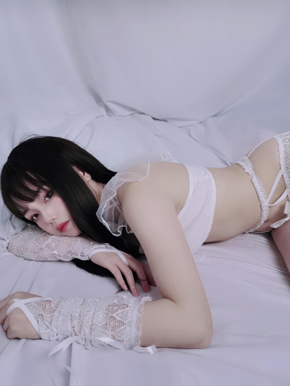 七月喵子-纯洁新娘[45P]