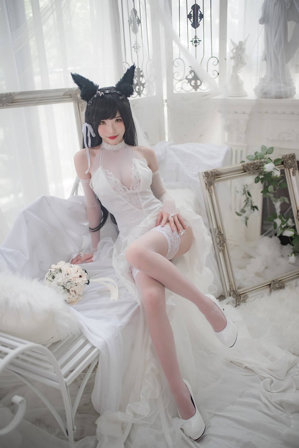 清水由乃-爱宕婚纱[49P+1V]