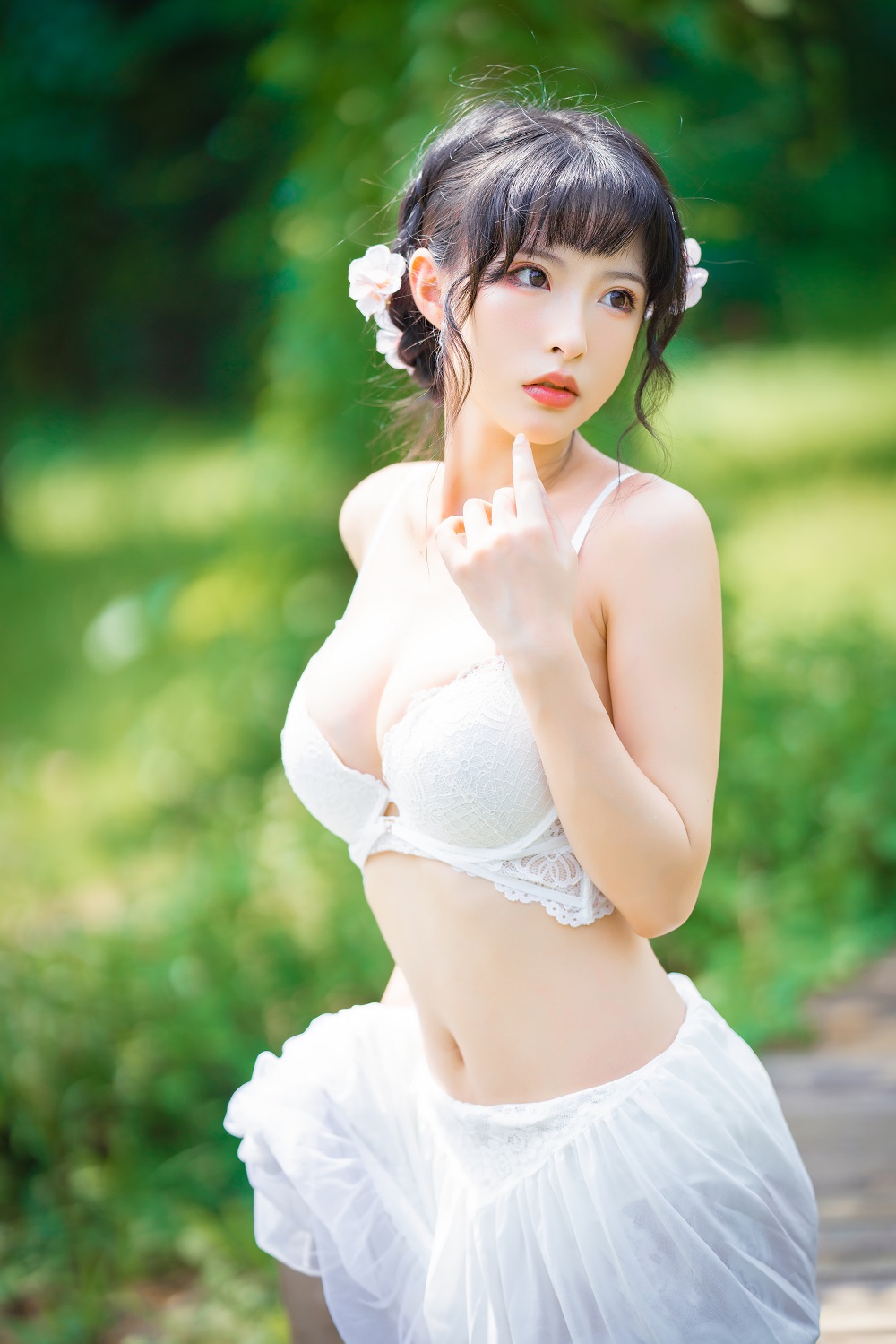 清水由乃-蕾丝花园[34P]