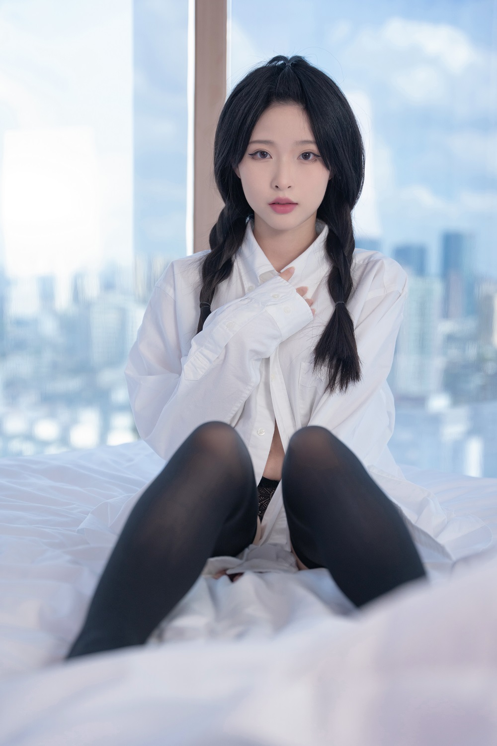 清水由乃-黑丝衬衣[60P]