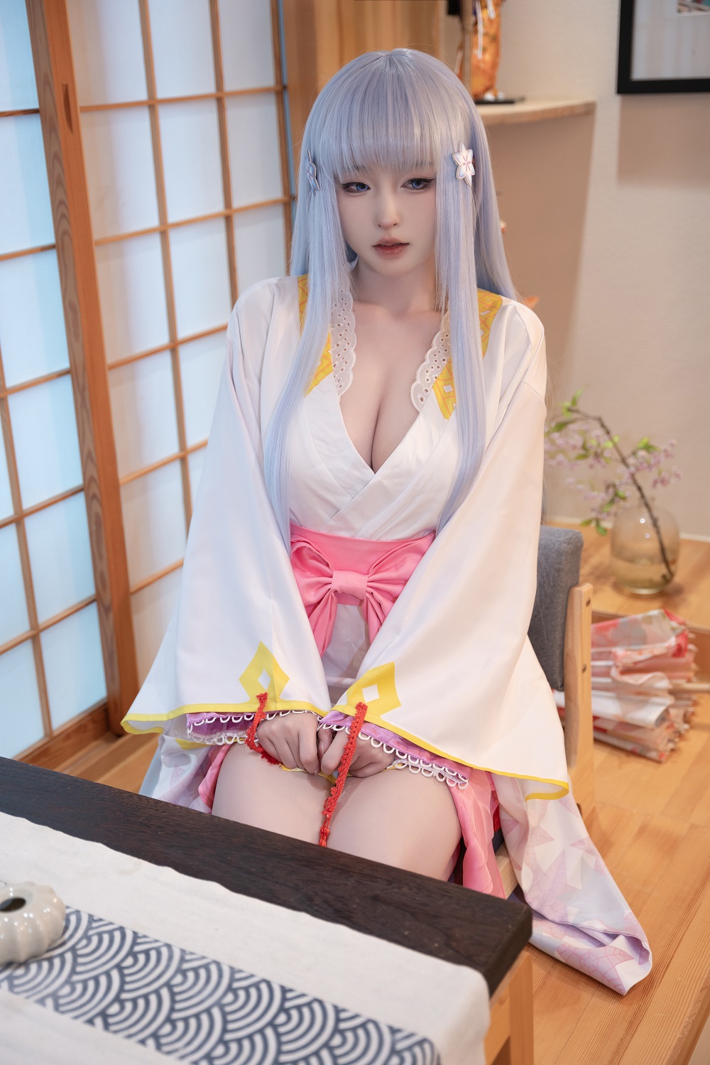 清水由乃-美少女万华镜-雪女原服[58P]