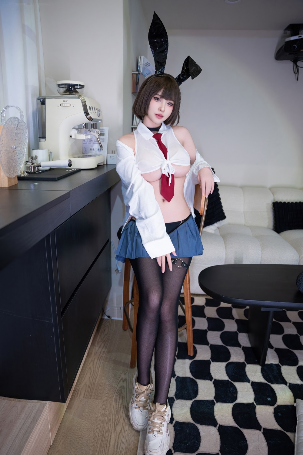 清水由乃-不良JK兔女郎[59P]