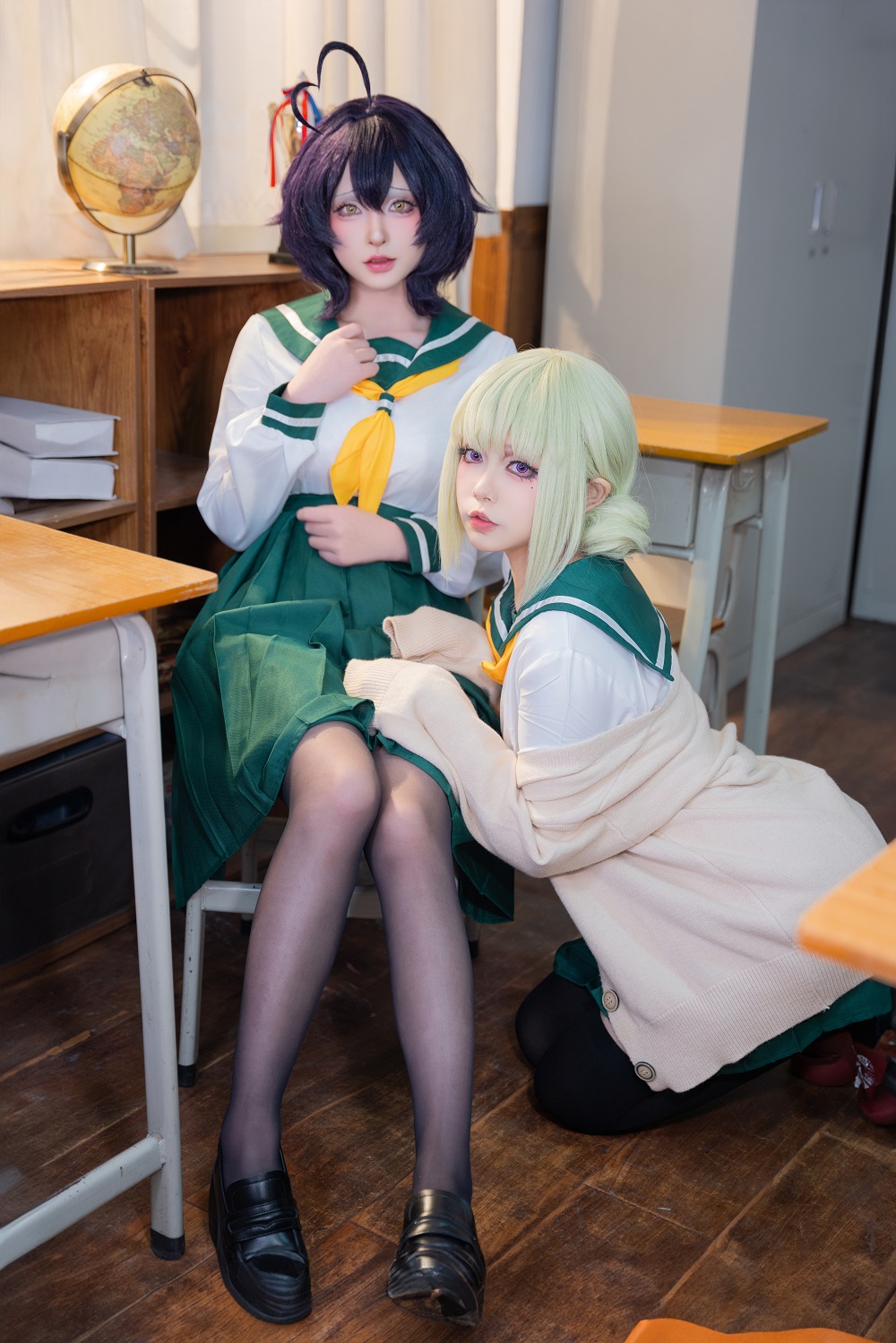 清水由乃&amp;猪突猛蛋-柊舞缇娜JK&amp;阿良河琪舞JK[81P]