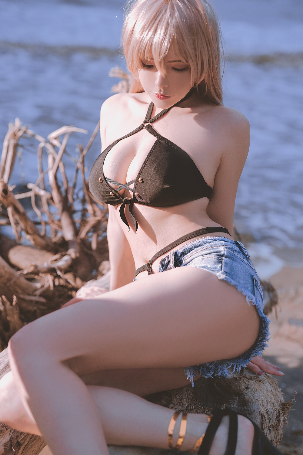 秋和柯基-碧蓝航线-让巴尔泳装[22P]