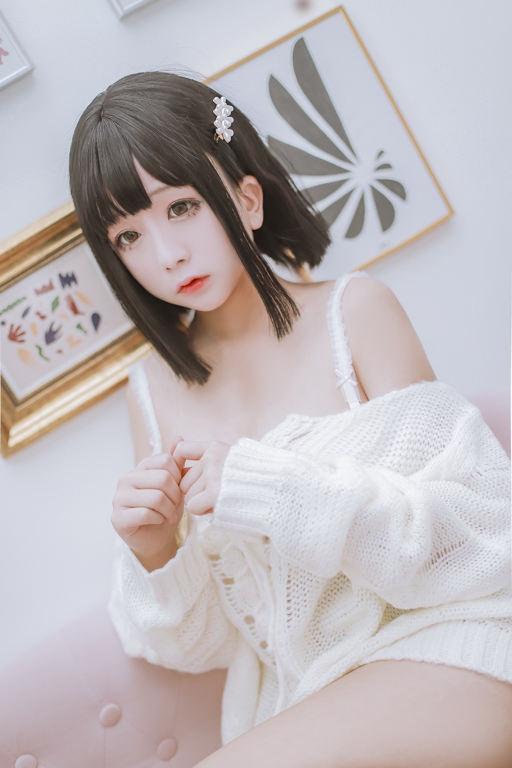 日奈娇-毛衣吊带[42P]