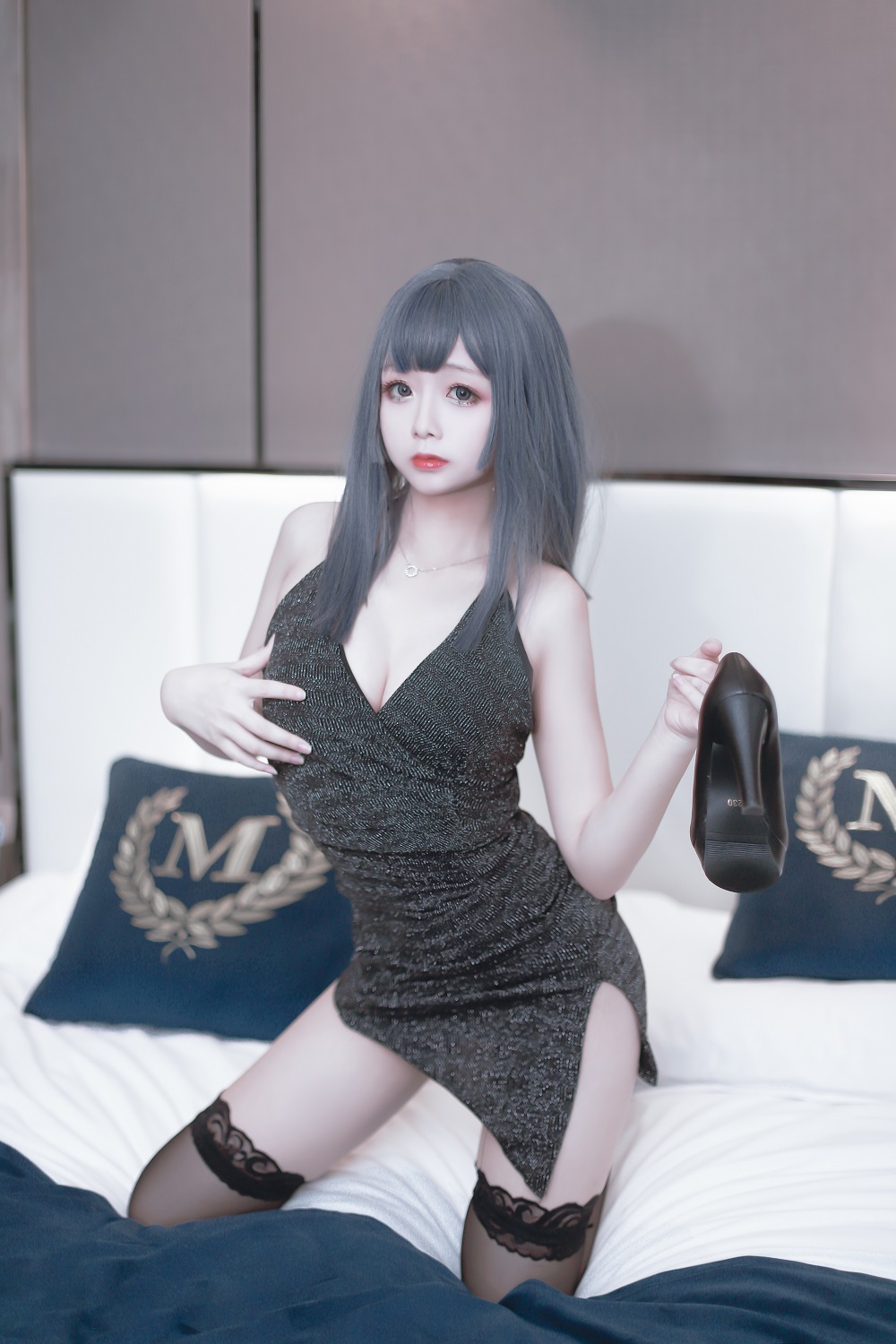 日奈娇-黑色礼服[45P]