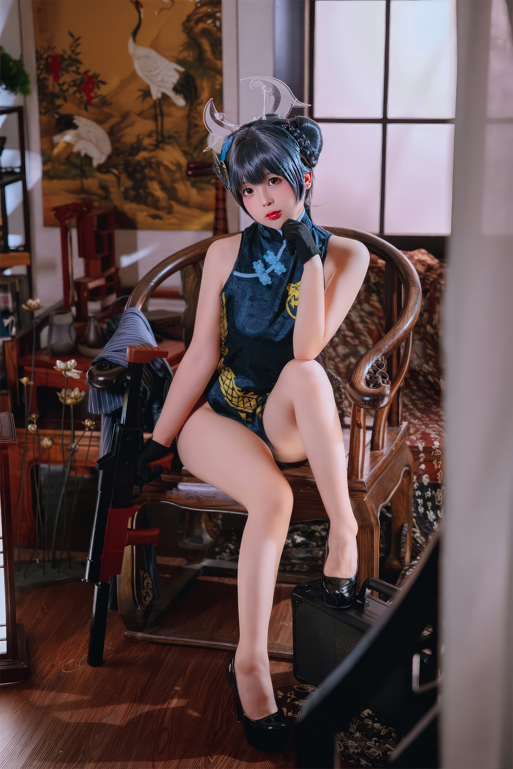 日奈娇-蔚蓝档案-龙华妃咲[92P]