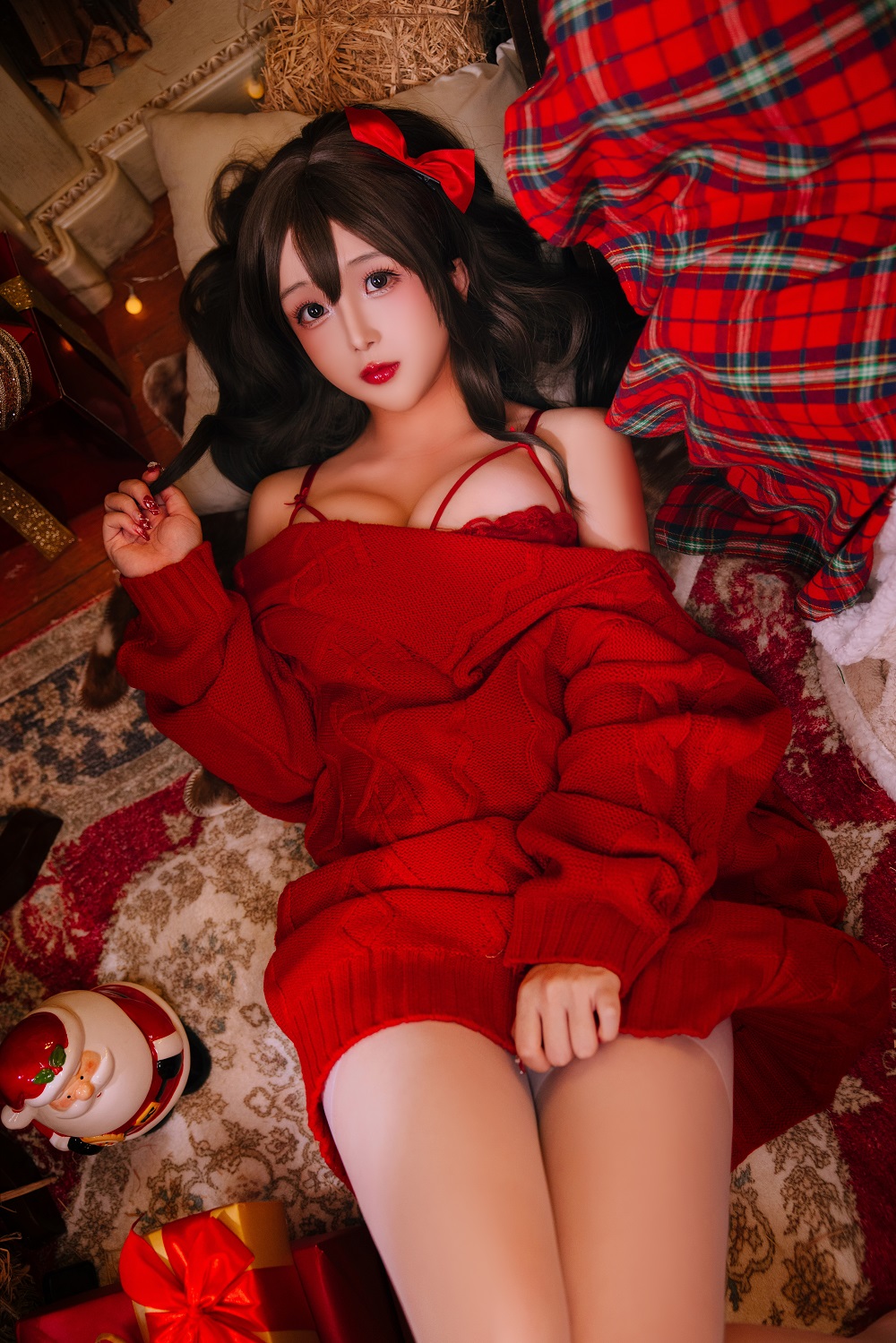 日奈娇-圣诞毛衣A+B[98P]