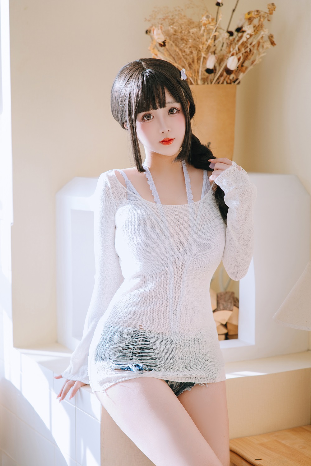 日奈娇-牛仔裤人妻[131P+1V]