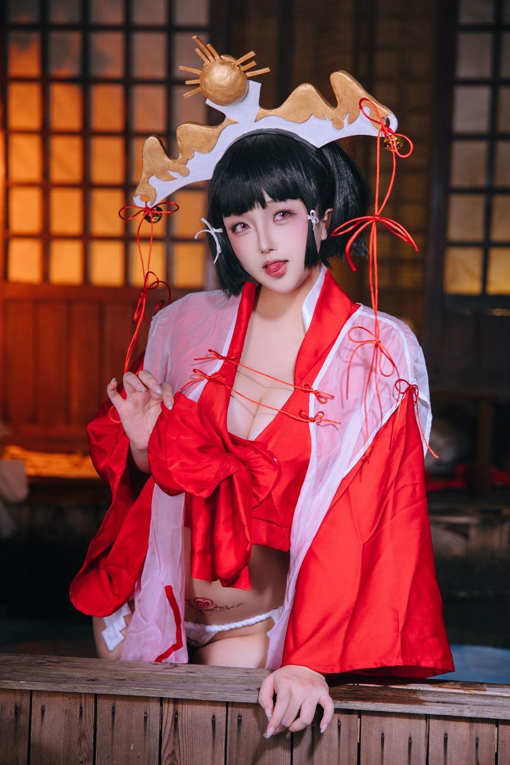 日奈娇-辉夜巫女[130P+1V]