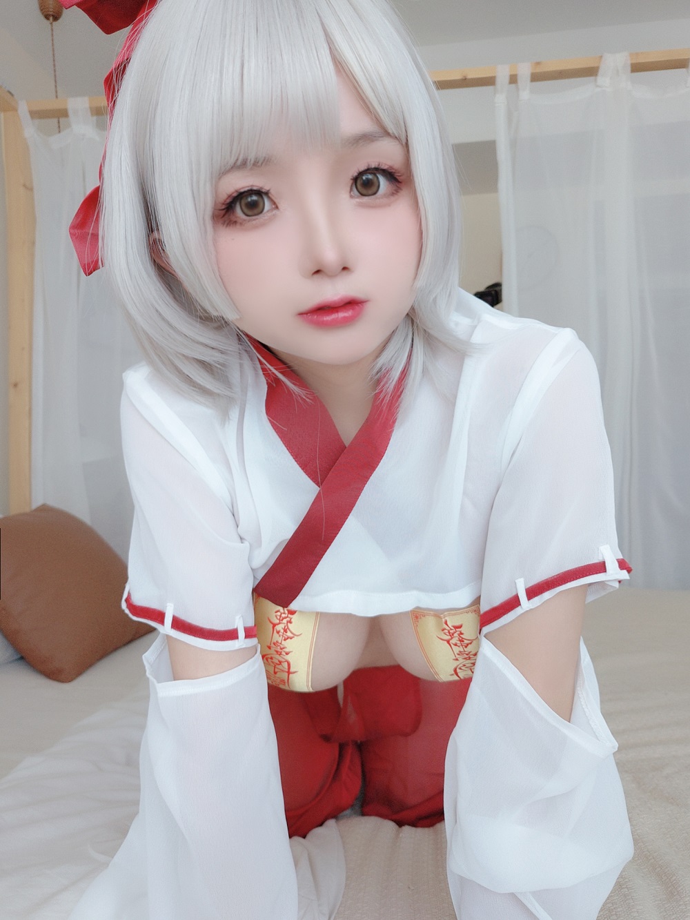 日奈娇-巫女自拍[41P]