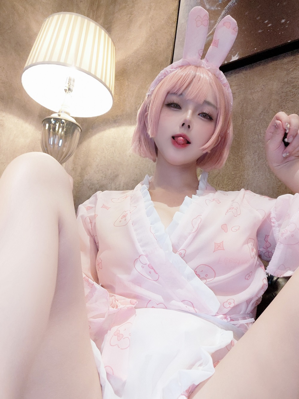 日奈娇-粉兔子[34P]