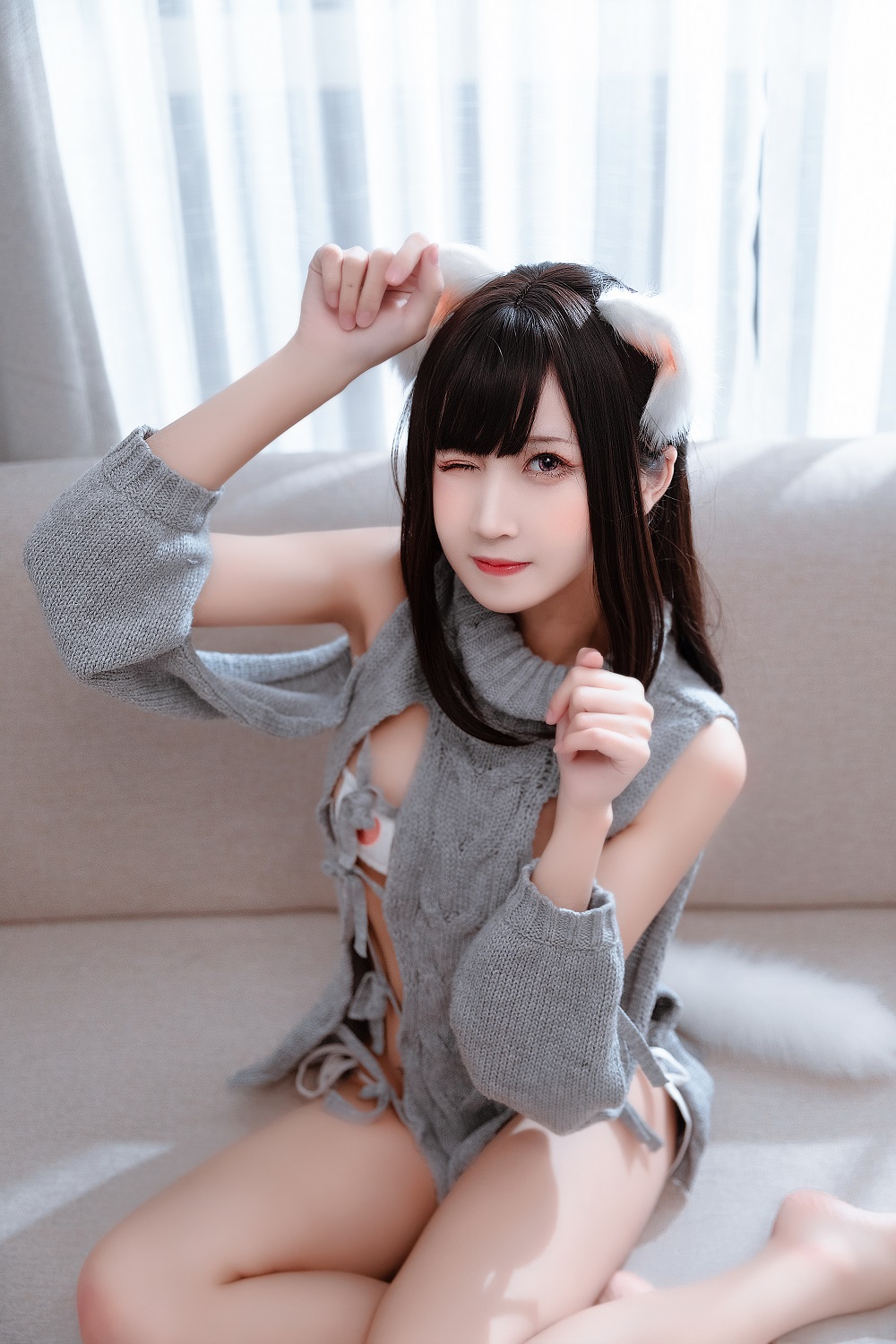 三度69-绑带毛衣[27P+2V]