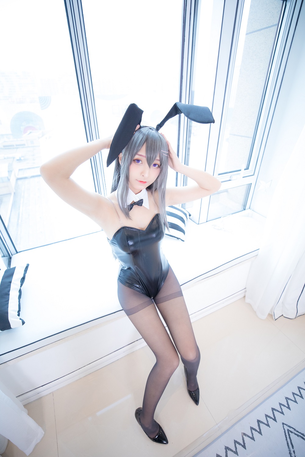 神楽坂真冬-樱岛麻衣兔女郎[150P]