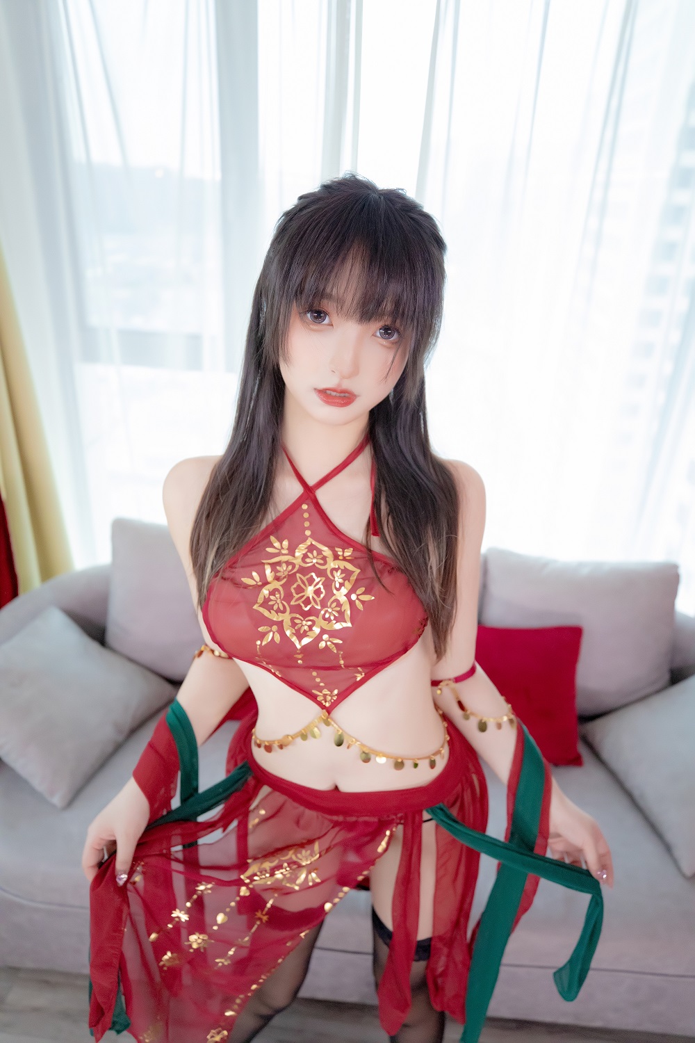 神楽坂真冬-恋恋红尘[75P]