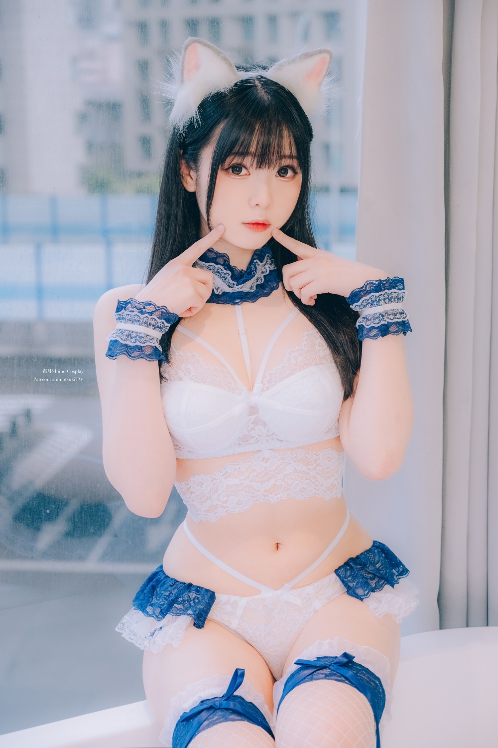 霜月shimo-蕾丝内衣猫咪[20P]