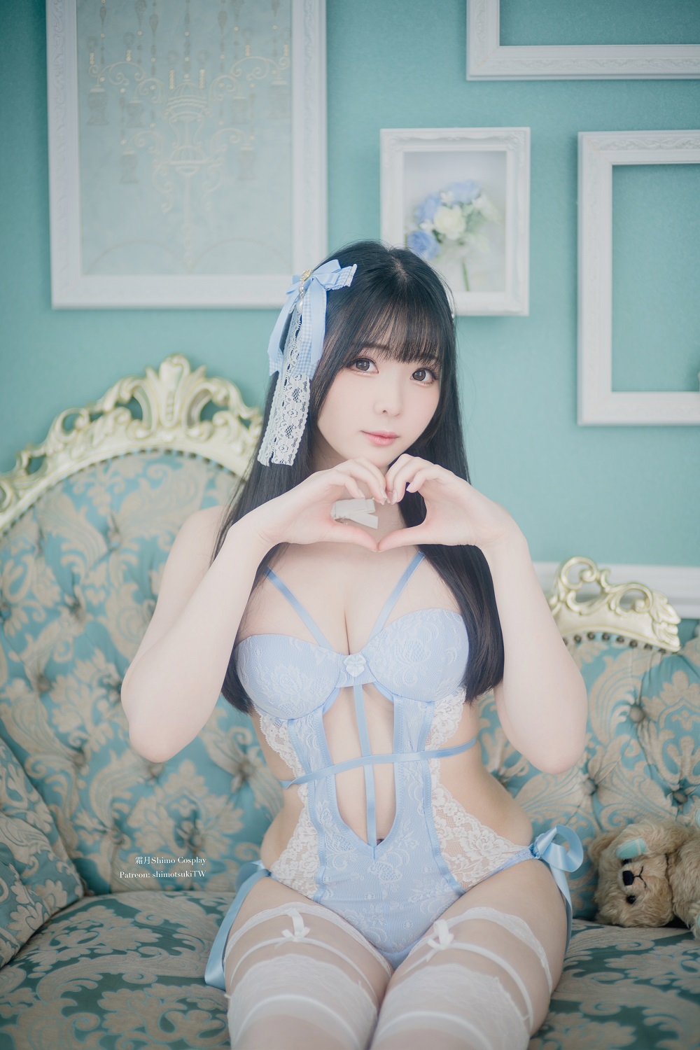 霜月shimo-蓝色内衣[41P]