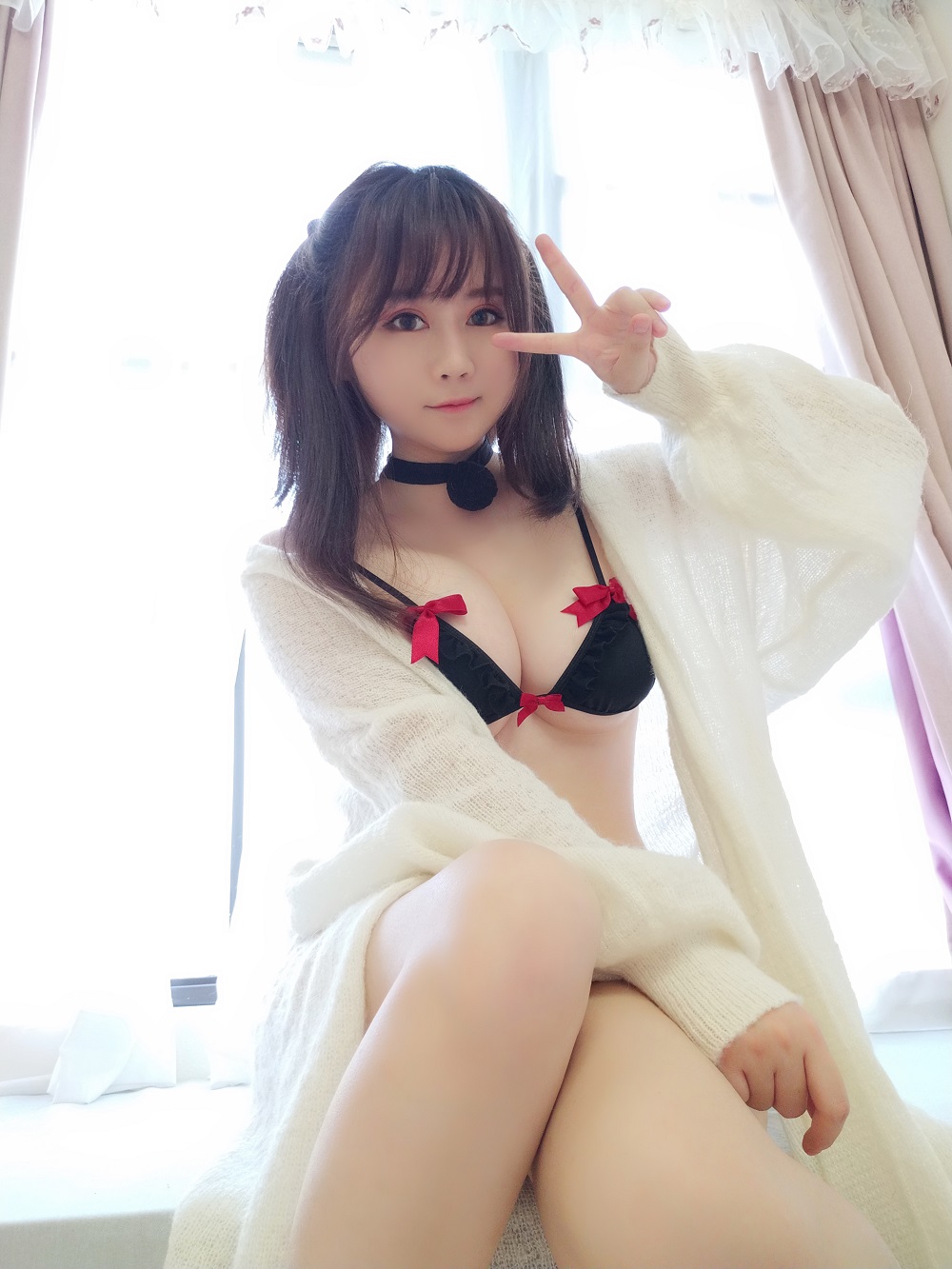 依依超级懒-黑色内衣[28P]