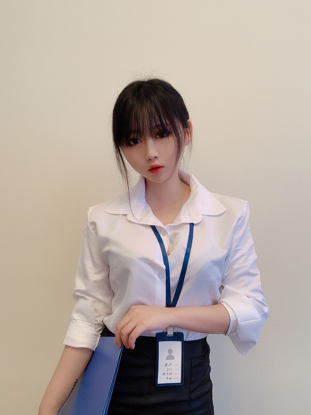 依依超级懒-黑丝制服OL[29P]